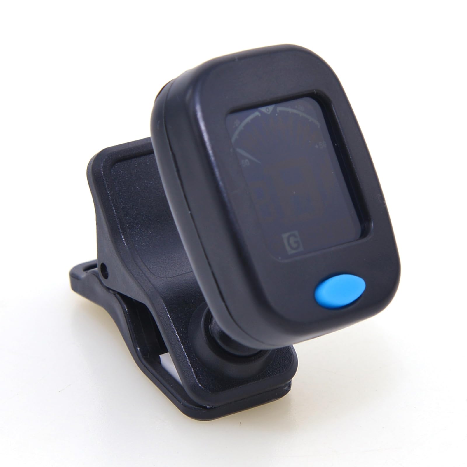 Afinador de guitarra clip-on com tela LCD colorida, afinador de guitarra elétrica, clipe acústico, cromático, aberto para guitarra, baixo, ukulele, violino, bandolim, banjo, afinadores para
