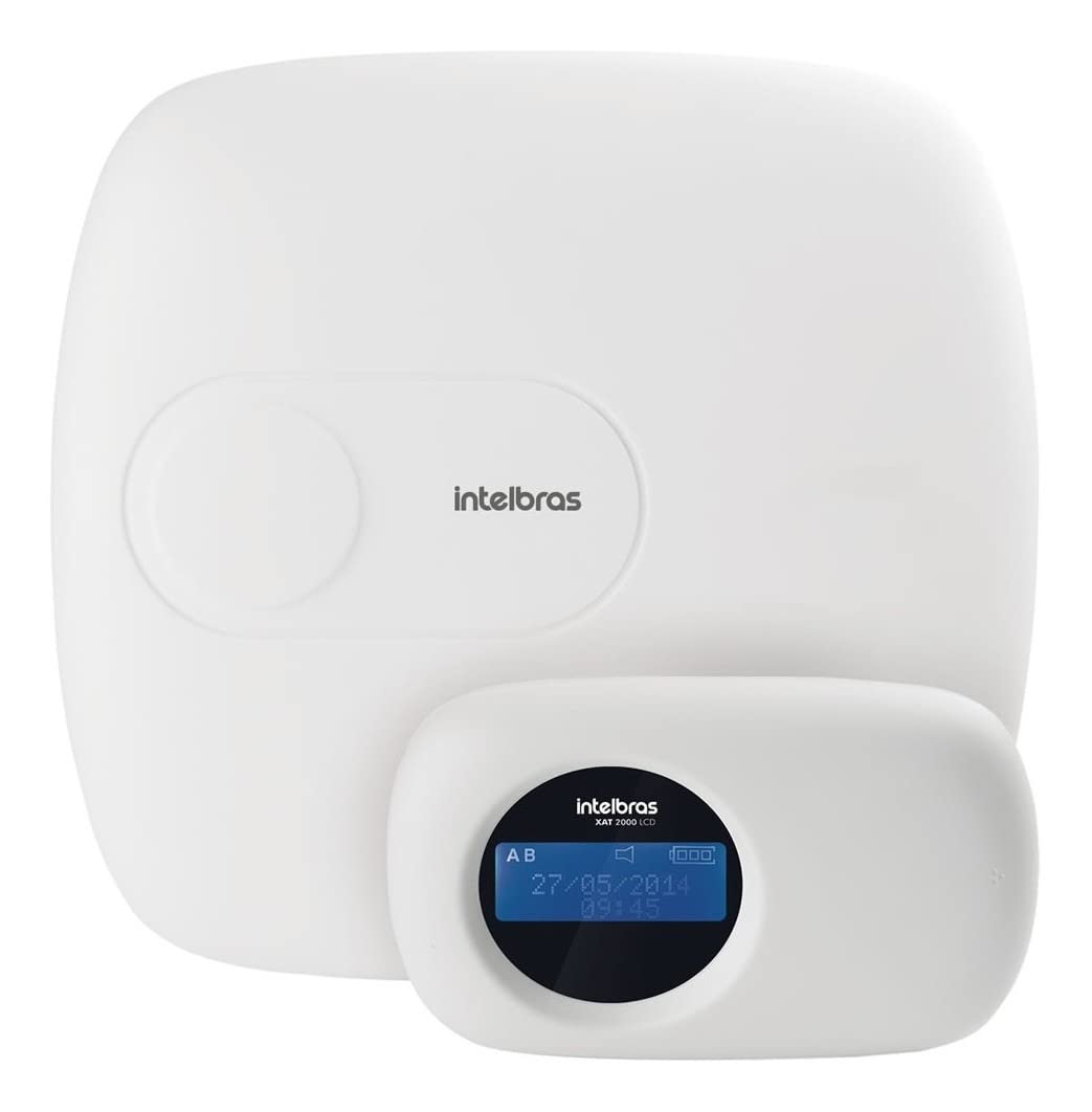 Central de alarme monitorada Intelbras Amt 2018 EG com 18 zonas (8 + 8 + 2 com fio + 24 sem fio)