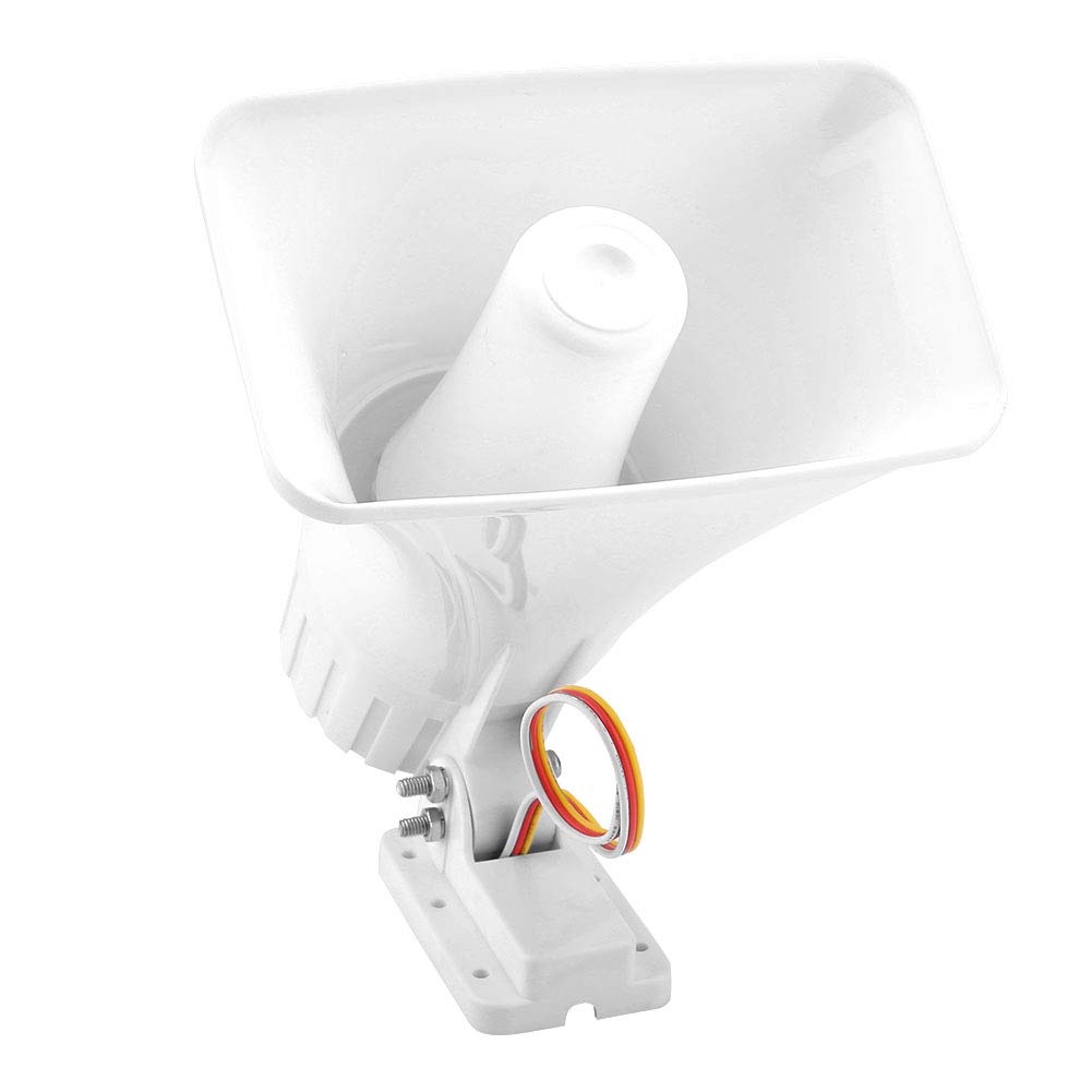 Ejoyous Sirene De Alarme Com Fio, 150 Db Dc 12 V, Sirene De Buzina Com Fio De Tom Duplo, Alto-Falante Antirroubo, Sistema De Alarme De Segurança Residencial Para Segurança Interna E Externa