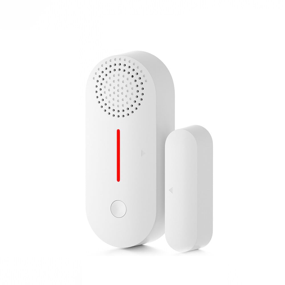 WiFi Sensores inteligentes de janela de porta Dispositivos de alarme residencial inteligente Aplicativo para celular sem fio Função de monitoramento remoto Função de monitoramento remoto de liga