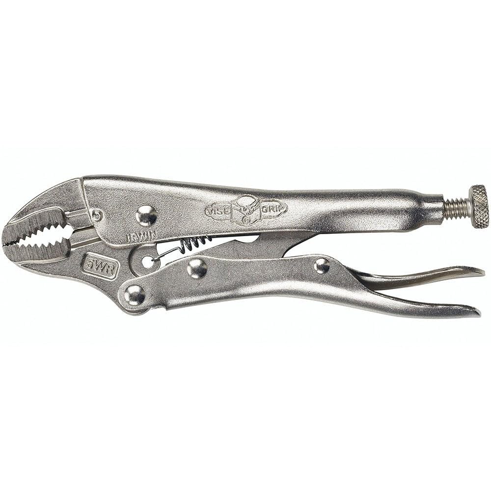 IRWIN Alicate de Pressão Mordente Curvo com Cortador de Arame de 5 Pol. (127mm) 902L3