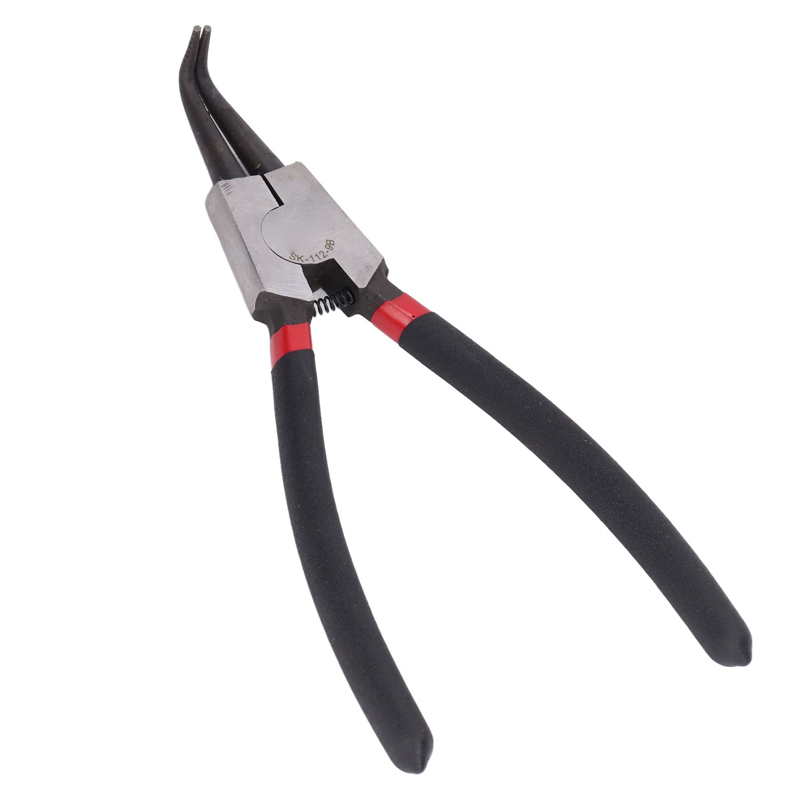 Alicate de pressão, ferramenta profissional de encaixe de mandíbula curvada externa para reparo de máquinas automotivas com aço cromado de 23 cm