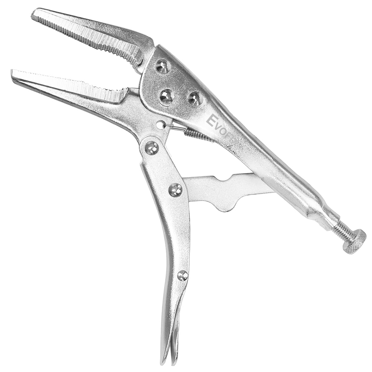 Alicate de Pressão Bico Longo 10 Polegadas Em Aço | Bico Longo, Aço Resistente, 10 Polegadas, Uso Profissional