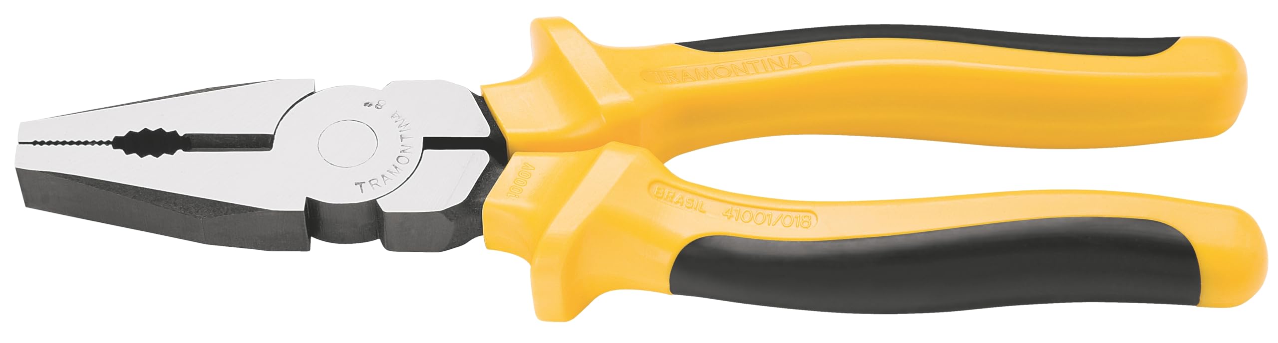 Tramontina 41001118, Alicate Universal 8'', Amarelo
