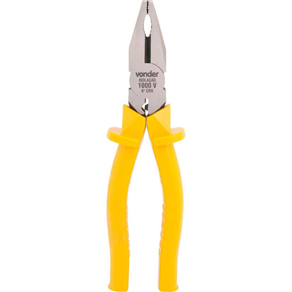 Vonder, Alicate Universal 8", Para Eletricista, Profissional, Crv, 1.000 V.