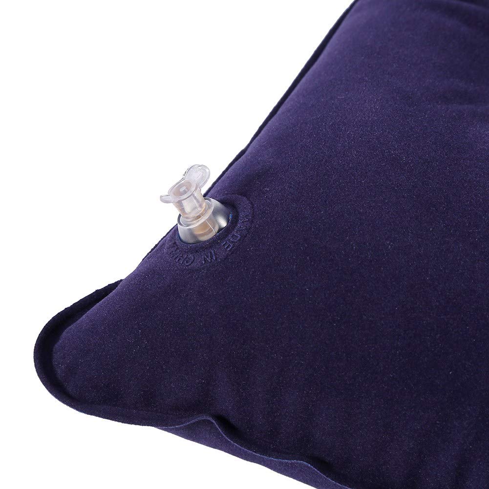 SUNGOOYUE Almofadas de Acampamento Pvc Reunindo Tecido para Camping Caminhadas Ao Ar Livre Dormir Mochila Compacta Dobrável Inflável Travesseiro de Viagem Travesseiro de Ar Portátil de de Pvc