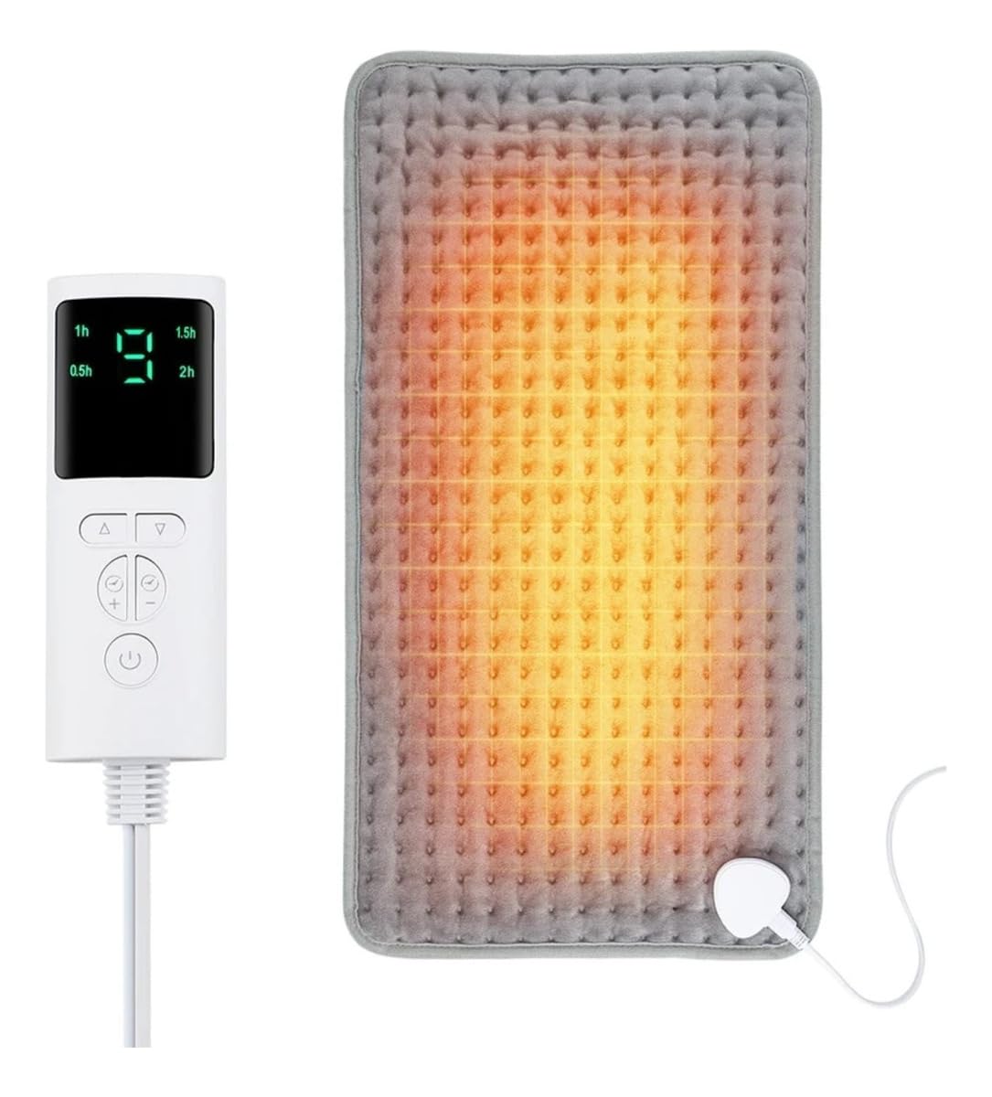 Almofada Térmica Elétrica com Controle Digital, 9 Níveis de Temperatura Com Aquecimento Rápido Para o Corpo, 220V