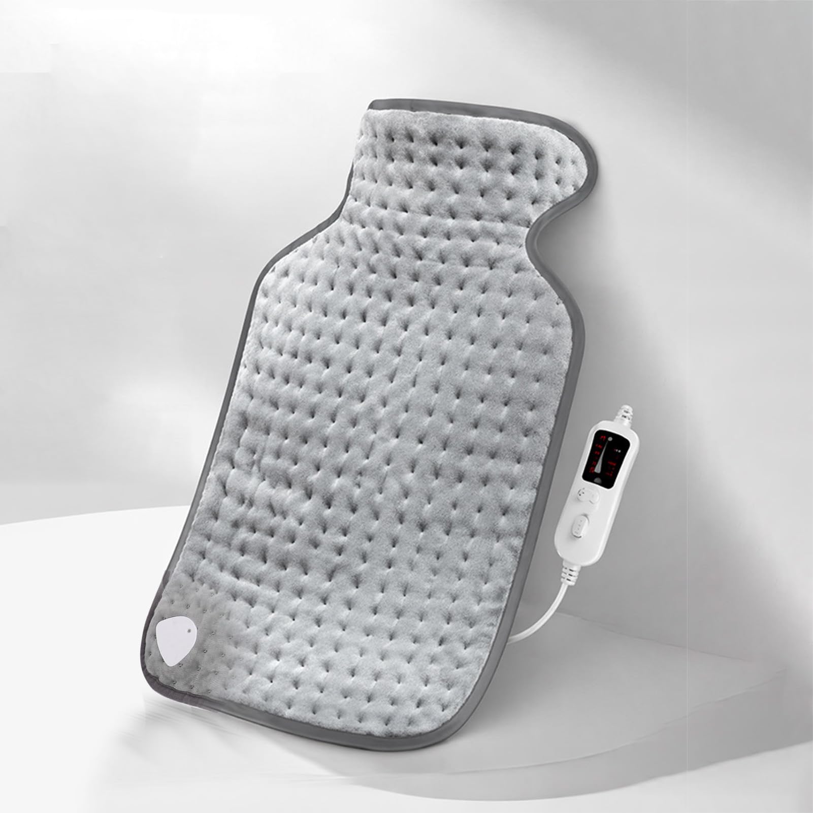 Almofada Térmica Elétrica para Costas, Com Veludo Cristal Macio (Plugue UE 230V)