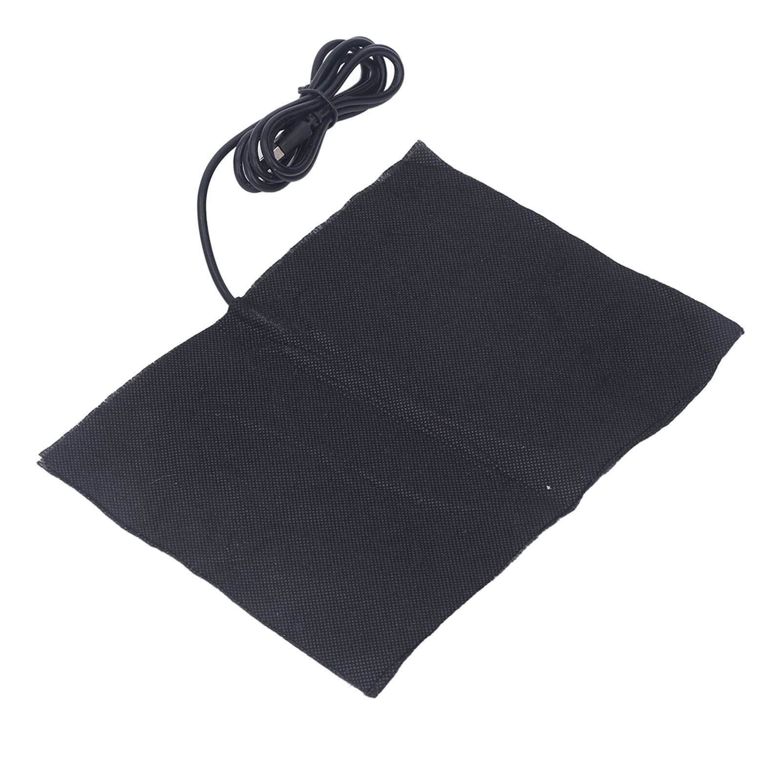 WALFRONT Almofada Térmica Elétrica, 15 X 20cm | Almofada Térmica Portátil, DC5V Baixa Tensão, Aquecimento Rápido Em 10 Minutos, Lavável na Máquina, para Alívio da Dor No