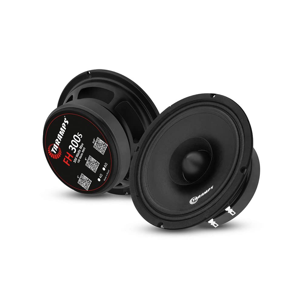Alto Falante 6 FH 300S 4 ohms 150 W RMS 6 Polegadas (PAR) Taramps Som Automotivo