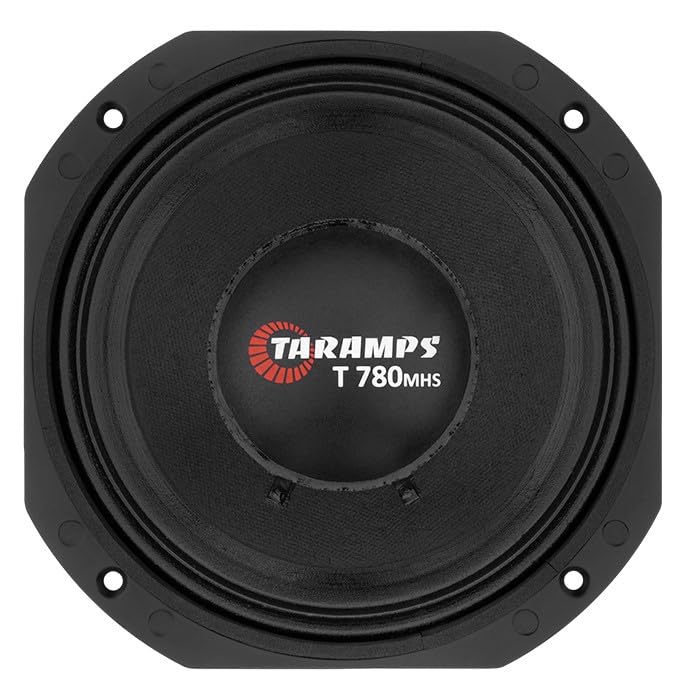 Alto Falante 8 T 780 MHS 8 ohms 390 W RMS 8 Polegadas Taramps Som Automotivo
