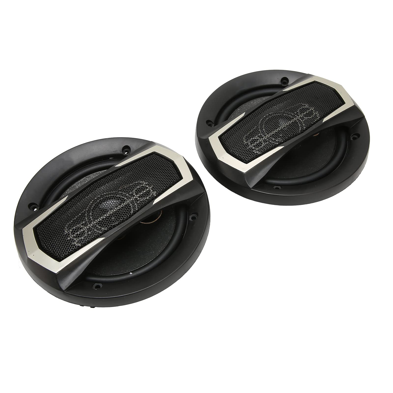 AMONIDA Alto-falante Coaxial de para Carro 600W, 2 Peças, Design Durável de 6 Polegadas, para Som Estéreo Completo