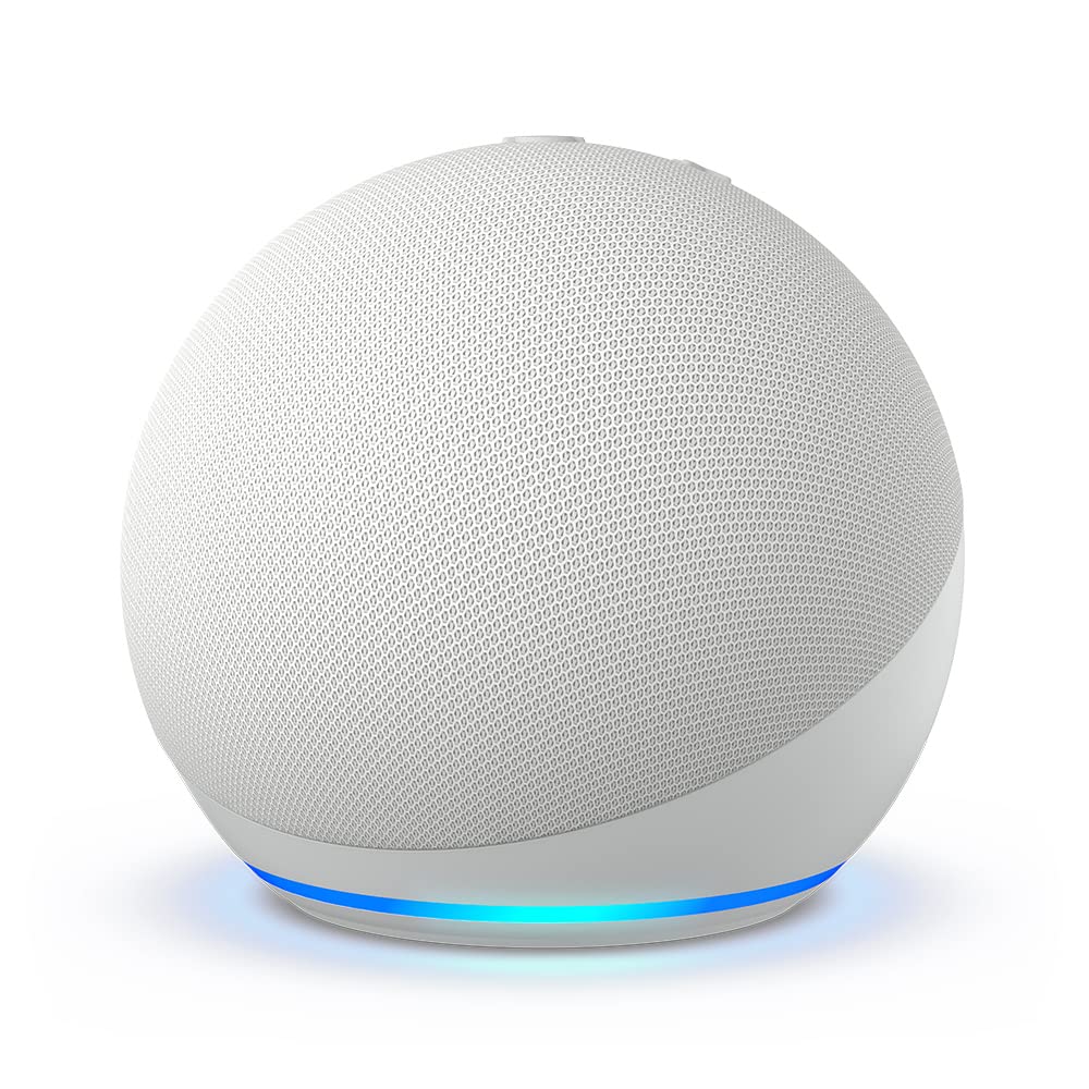 Echo Dot (Geração mais recente) | Smart speaker com Alexa, som vibrante e potente, Wi-Fi e Bluetooth | Cor Branca, com Acesso Antecipado à Alexa+