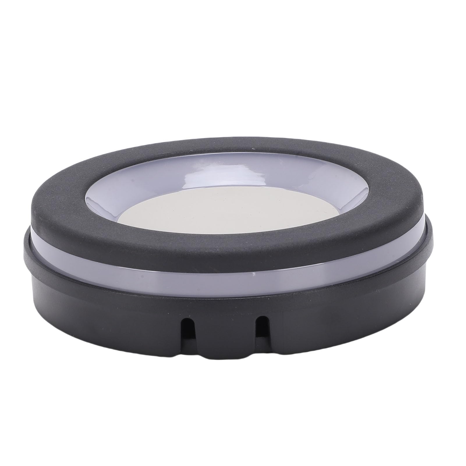 TOPINCN Suporte de Mesa para Alto-falante Inteligente Com Base de Borracha Antiderrapante para Echo Dot 4ª 5ª Geração, Suporte para Gerenciamento de Cabos, 4,5x4,5x1,2 pol. Preto