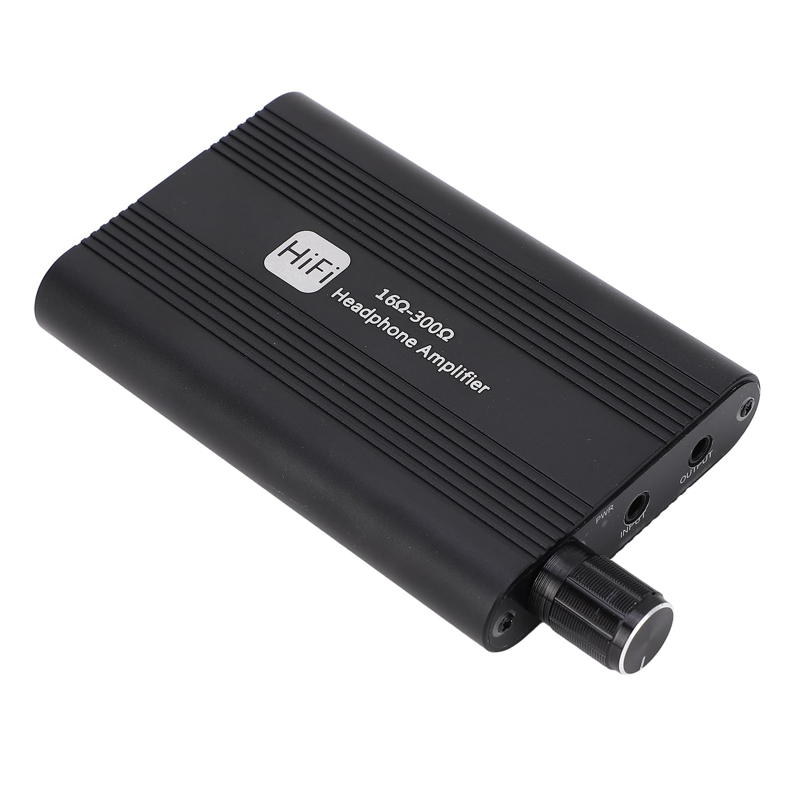 Luqeeg Amplificador de Fone de Ouvido Portátil HiFi Com Controle de Graves Recarregável AMP de Fone de Ouvido de 3,5 Mm para Telefone MP3 MP4, Material de Liga de Alumínio, para Entusiastas de Música