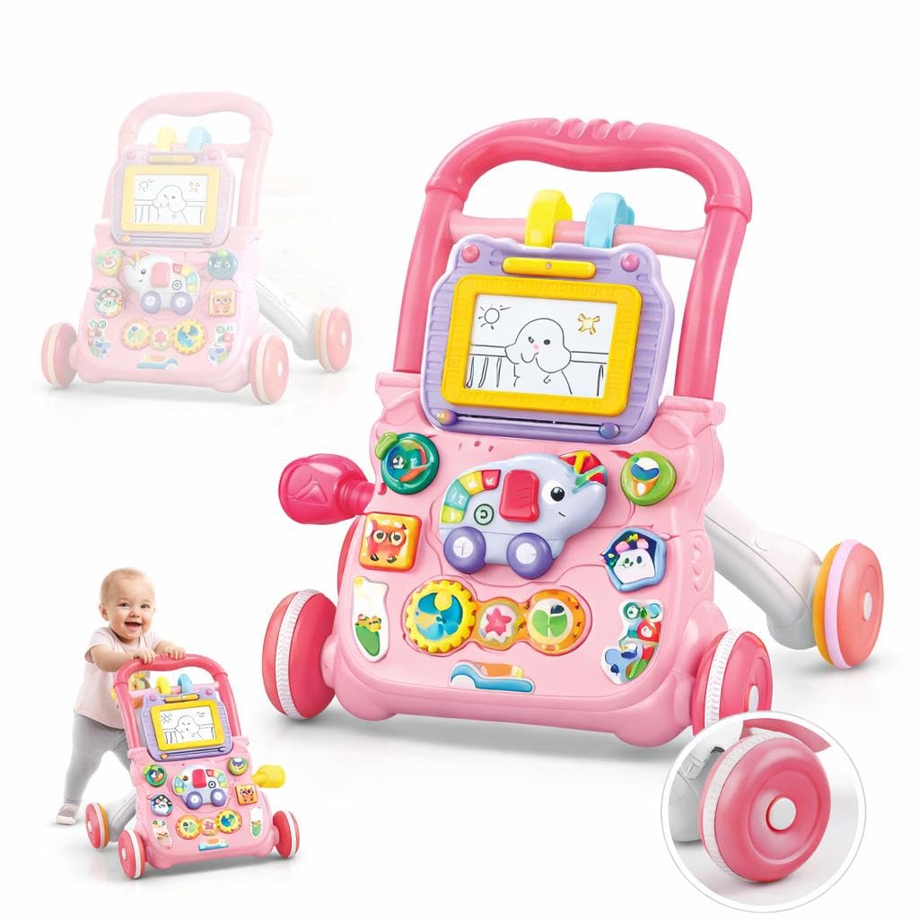 Andador Educativo Infantil Musical para Bebê | Centro de Atividades Didático, Interativo e Estimulante Sensorial,Auditivo e Visual.