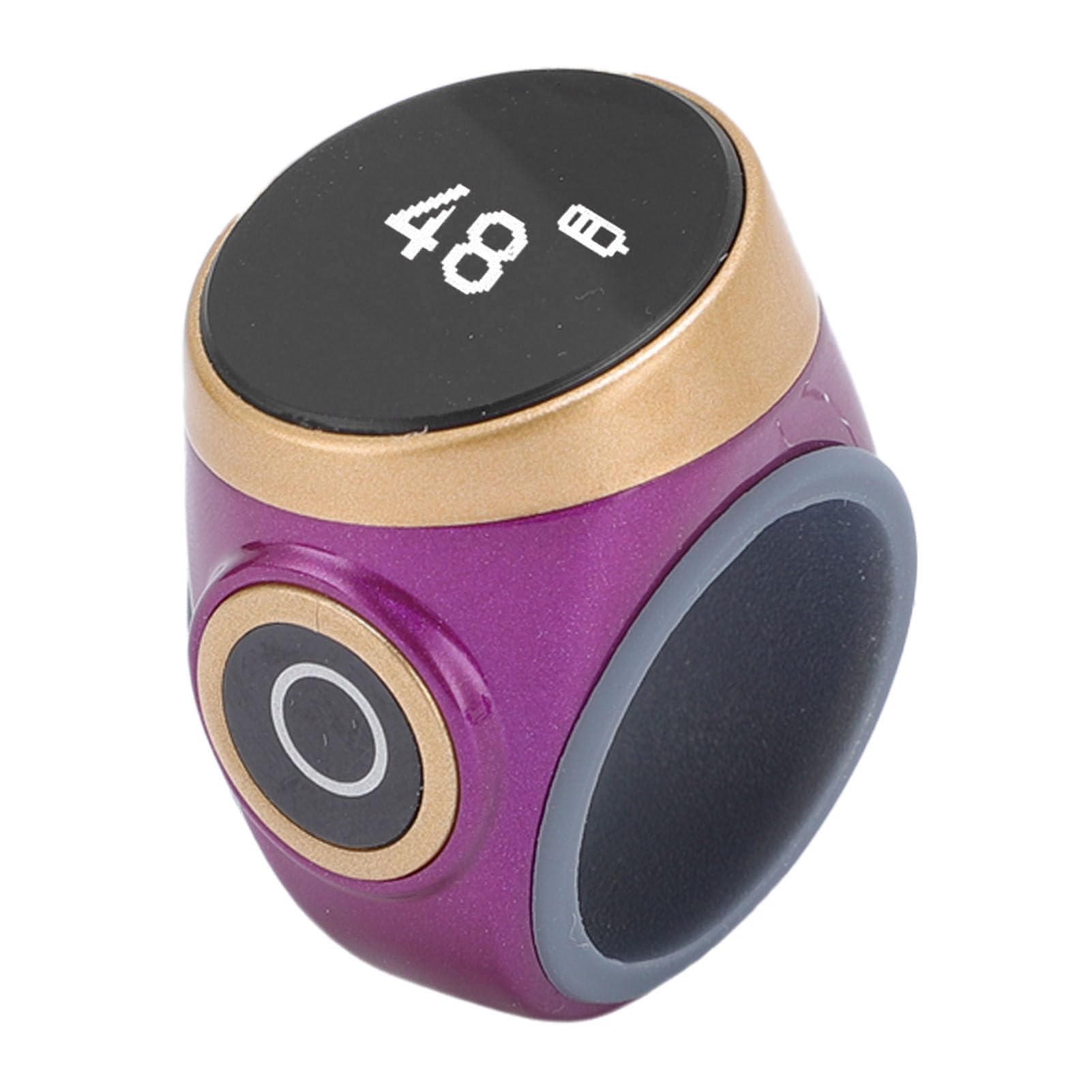 GOWENIC Tasbih Counter Prayer, Touch Control Tasbih Smart Ring Count, Digital LCD Zikr Ring para Homens e Mulheres, Contador de Dedo Eletrônico Recarregável