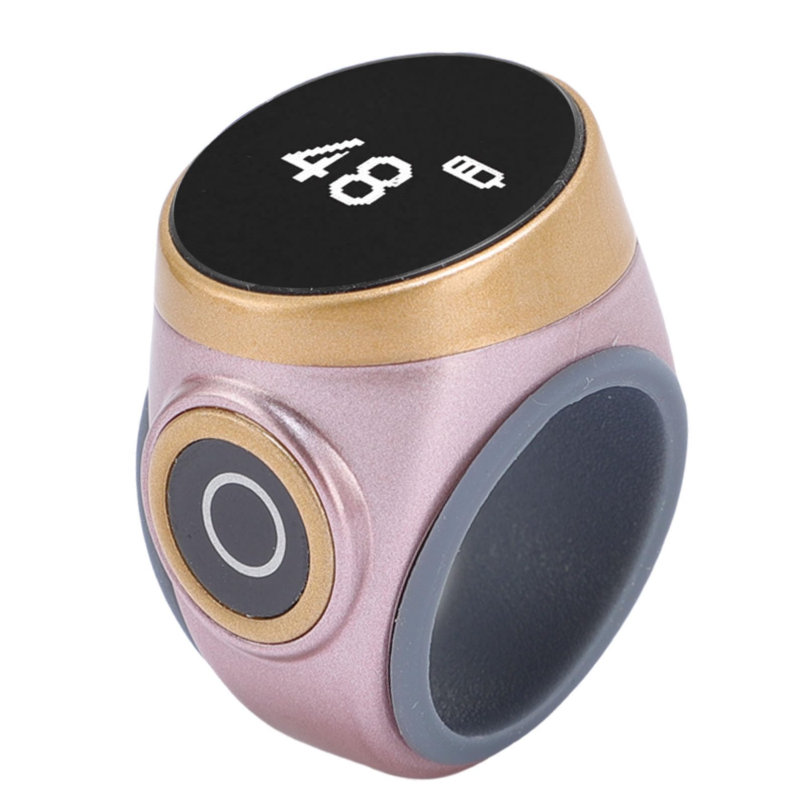 Diyeeni Smart Tasbih Zikr Ring Digital LCD Contador de Anel Inteligente Contador de Dedo Eletrônico Com Tela LCD Grande à Prova D'água ABS Leve para Muçulmanos Oração Trabalho Esportes