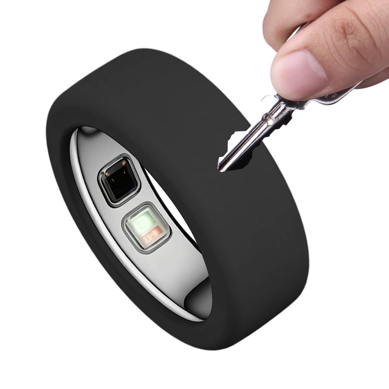 para Smart Ring Manga Elástica De Silicone Antirriscos | Elástico para Doméstico e Diário, No Trabalho, Prática de Corrida, Ao Ar Livre, Atividades de Fitness, Treino Físico e