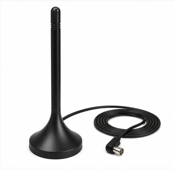 Antena Digital Interna e Externa para TV HDTV UHF com Cabo 5 Metros