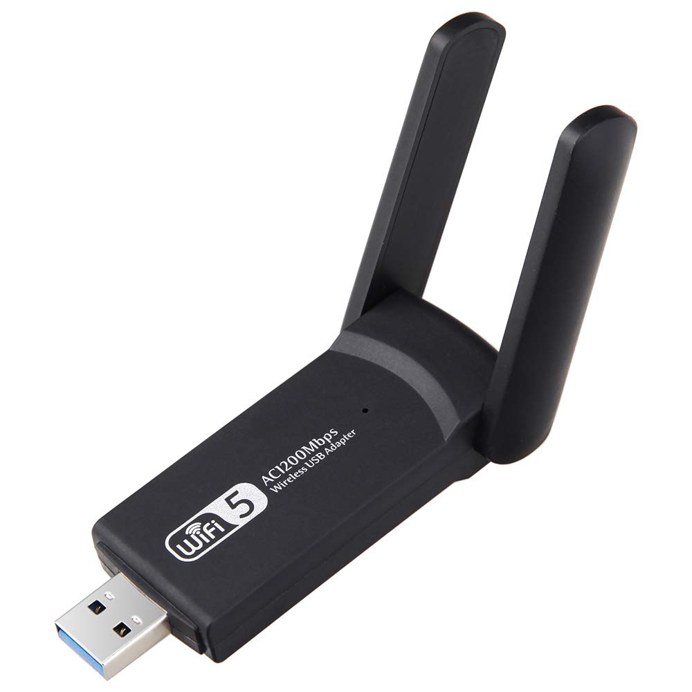 ROMACCI Adaptador WiFi USB Sem Fio 1200Mbps Lan USB Ethernet 2.4G 5G Banda Dupla Placa De Rede WiFi Dongle