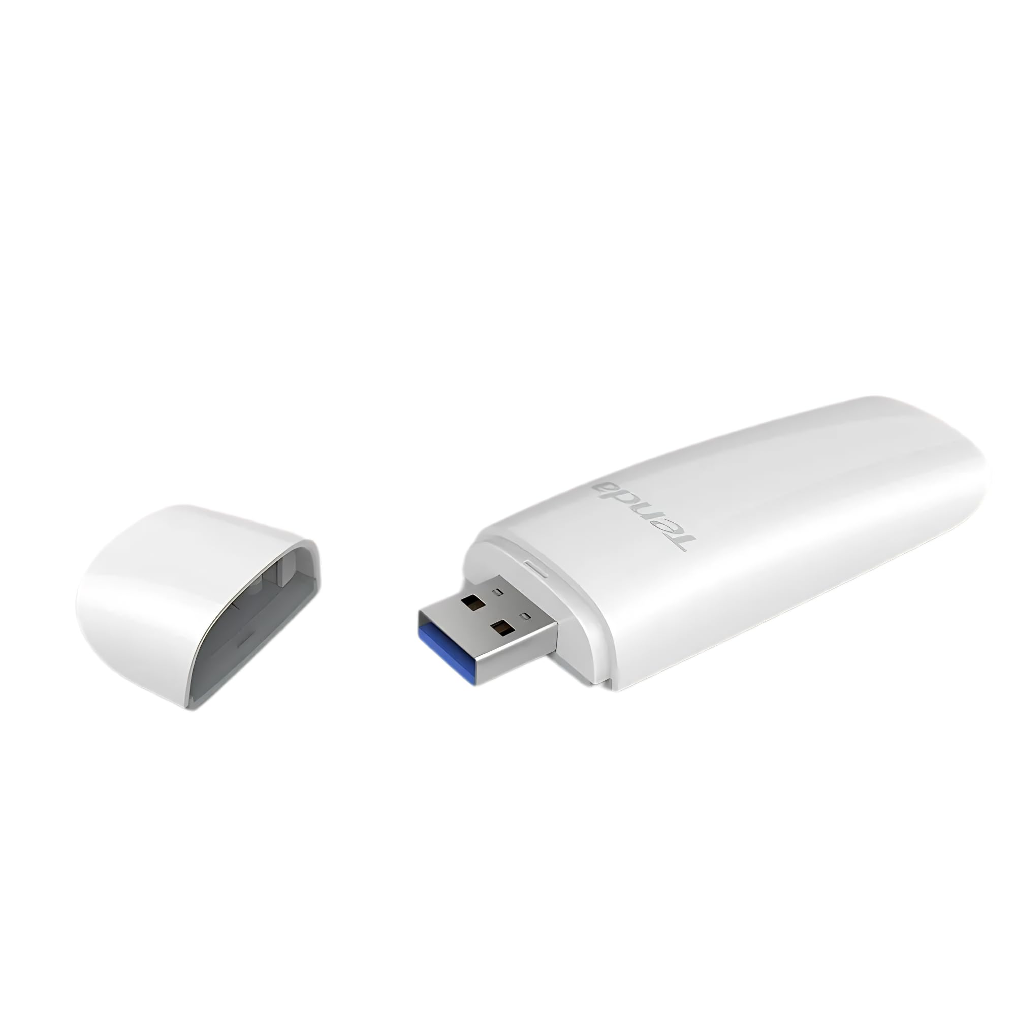 Tenda Adaptador Wifi Usb U18, Adaptador Ax1800 Wifi 6 para Pc, Adaptador Sem Fio Usb 802.11Ax para Computador de Mesa, Adaptadores de Rede de Computador Usb Dongle Wifi de Banda Dupla com Mu-Mimo, Som