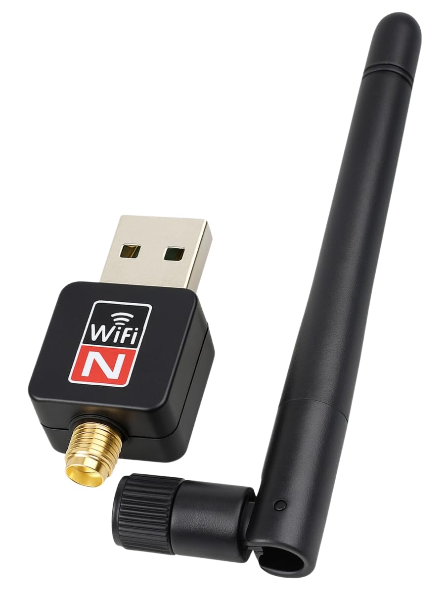 Antena Wi-Fi USB 1200Mbps com Adaptador Wireless – Receptor de Internet Sem Fio para Computador e Notebook, Alta Velocidade, Alcance de até 150m, Compatível com Windows e MacOS, Certificada Anatel