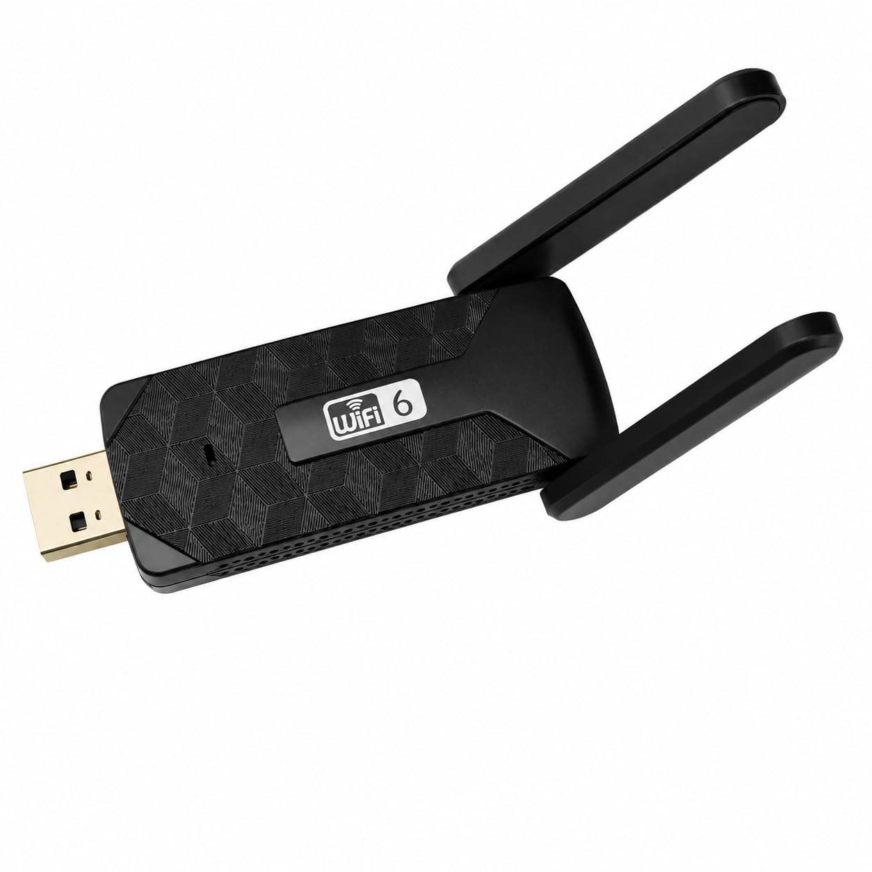 Adaptador de Rede WiFi 6 para Notebook USB 3.0 Dual Band AC1300 MU-MIMO | Adaptador WiFi 6 USB 3.0 AC1300: conexões ultra-rápidas, estáveis e sem travamentos no seu PC ou notebook