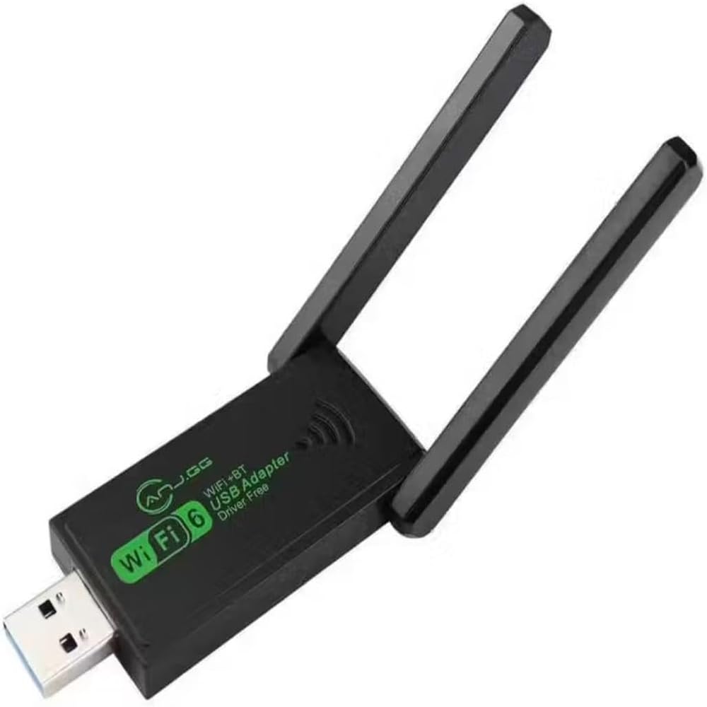 Adaptador WiFi USB 3.0 Dual Band | 1300Mbps | 2.4GHz e 5GHz | Portátil, Antena Dupla, WiFi USB para PC e Notebook