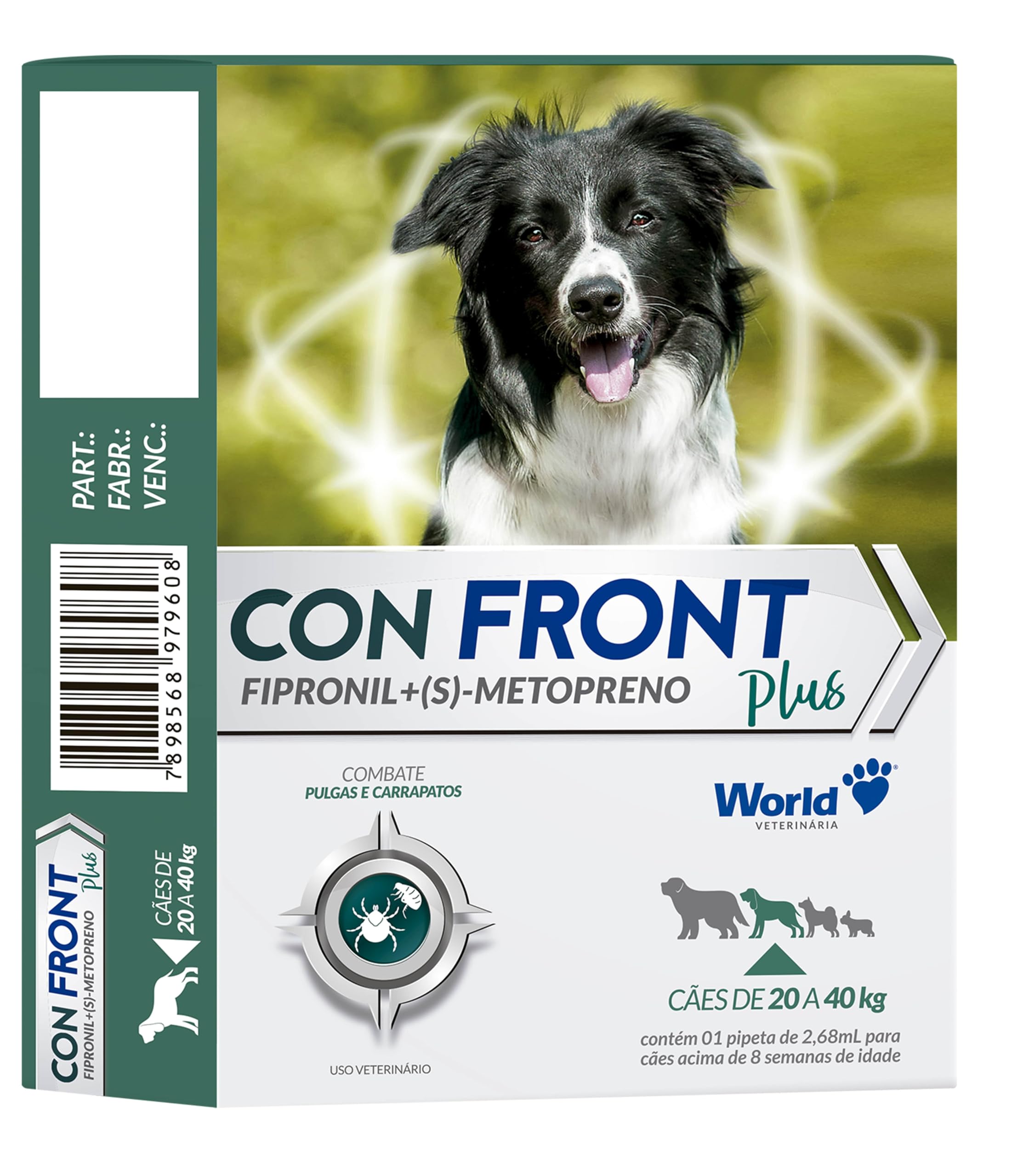 Confront Plus 2,68mL - Spot On de 20 a 40kg - G