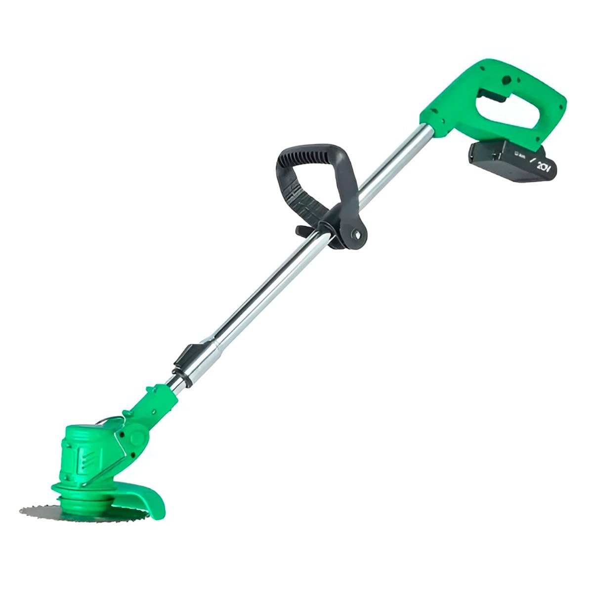 Roçadeira Aparador Cortador de Grama Elétrico Sem Fio Bivolt Portátil Verde 48v 1800w com Bateria