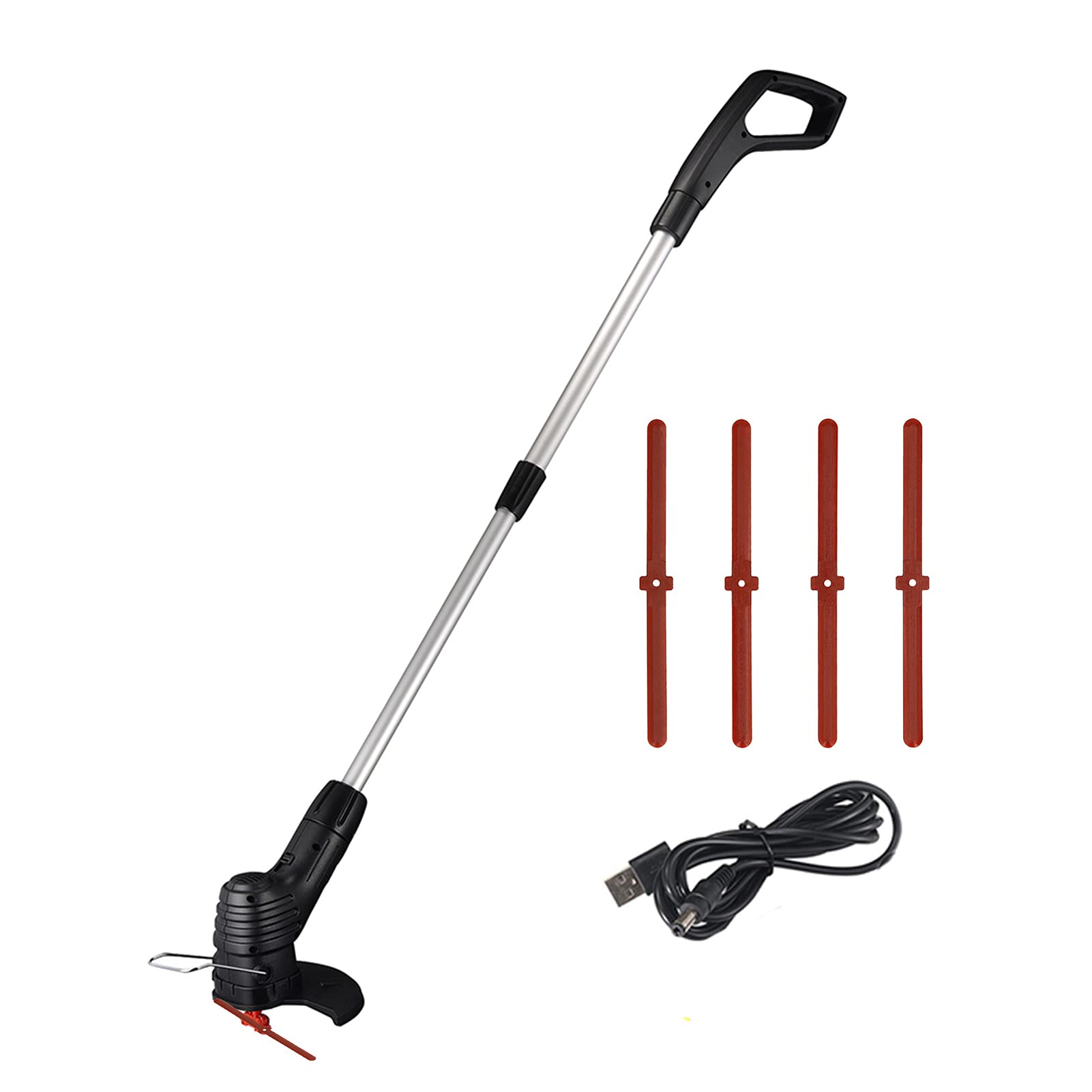 Aparador de Grama S Fio 32W Bateria 2000mAh Haste Ajustavel Para