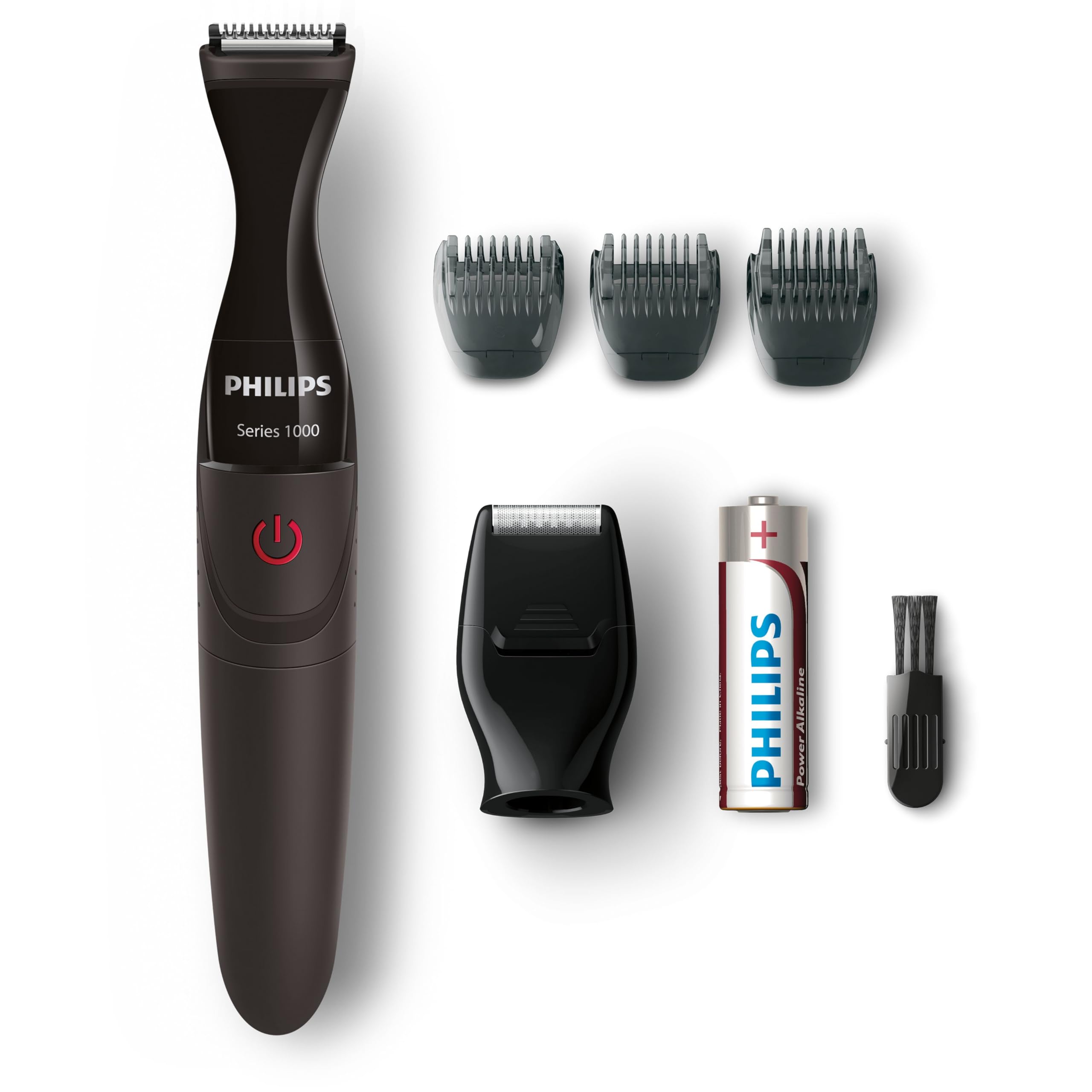Philips Aparador de Detalhes Tecnologia DualCut | Modela e contorna a barba com precisão | Inclui 4 acessórios | 100% À prova d'agua | MG1100/16