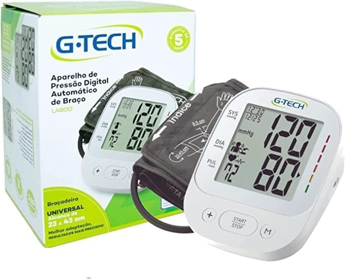 Aparelho De Pressão Digital Braço La800 Gtech Medidor Aferir