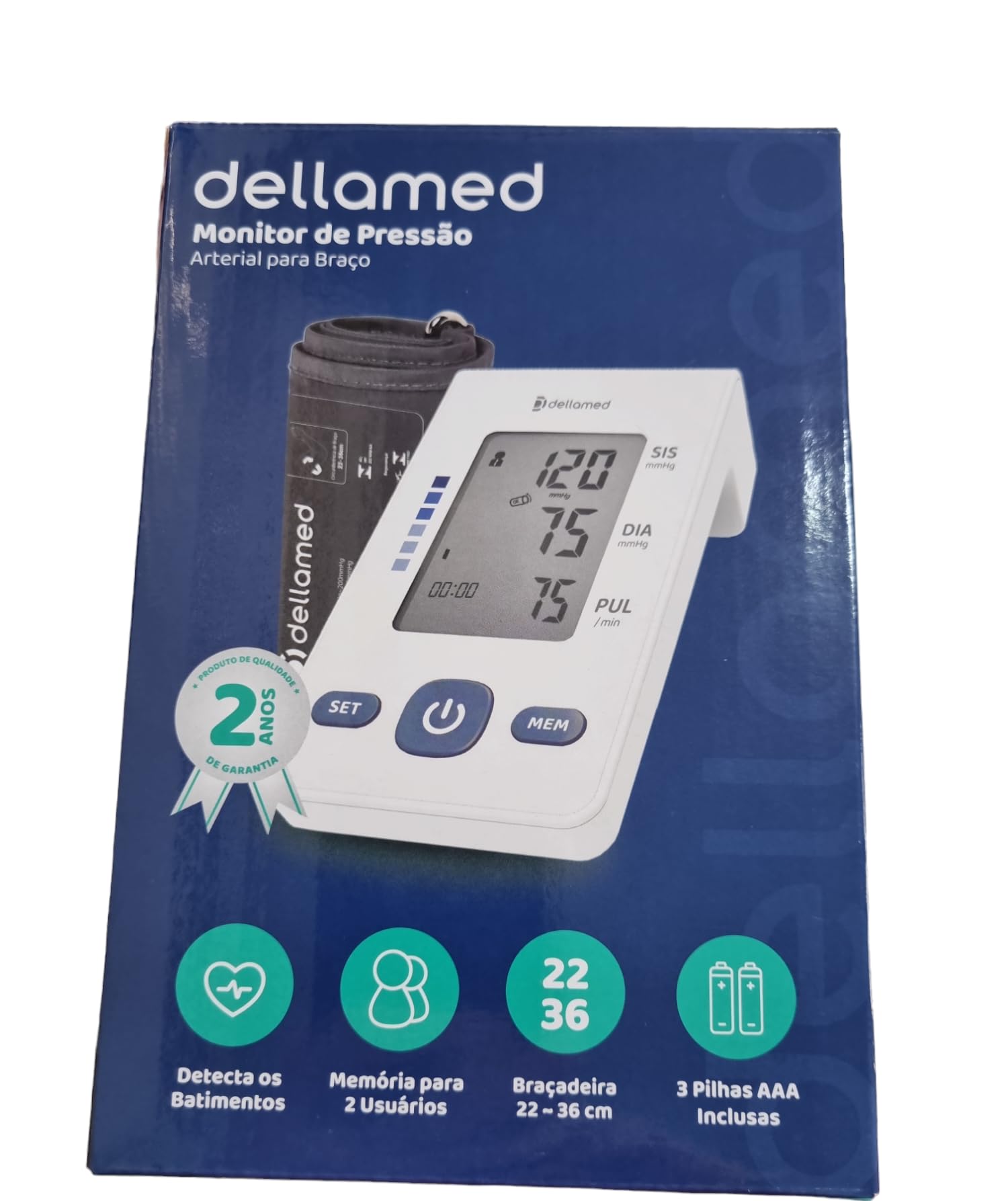 Aparelho de Pressão Digital Automático de Braço Dellamed