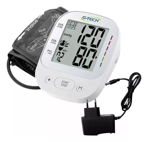 Aparelho De Pressão Braço Digital Gtech La800 Fonte E Pilhas