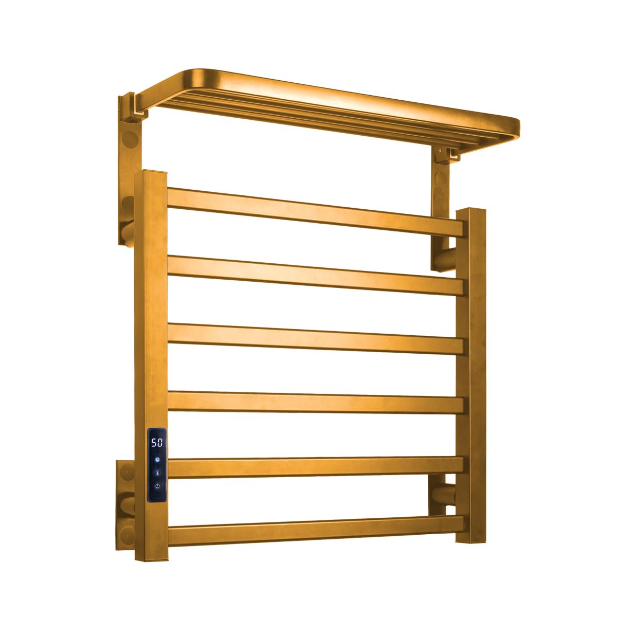 Toalheiro Elétrico Térmico 45x50 cm com Display Digital e Temporizador, 110V (Dourado)