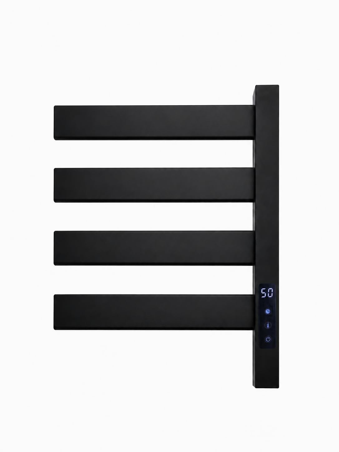 Toalheiro Elétrico 45x50 Térmico Display Digital Temporizado Moderno Lateral - 110V