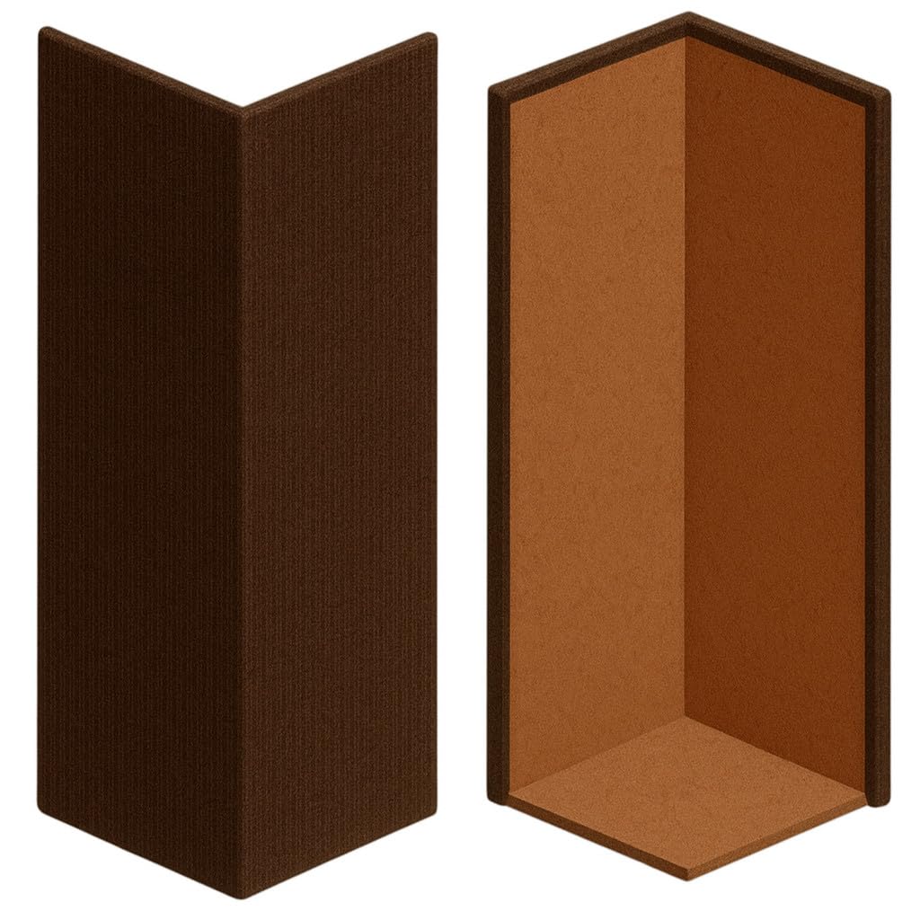 Kit Arranhador 2 Unidades Arranhador De Canto Para Gatos Protetor, MARROM | Fácil de Instalar - Fixação simples e rápida, sem complicações. Ideal para apartamentos e ambientes internos