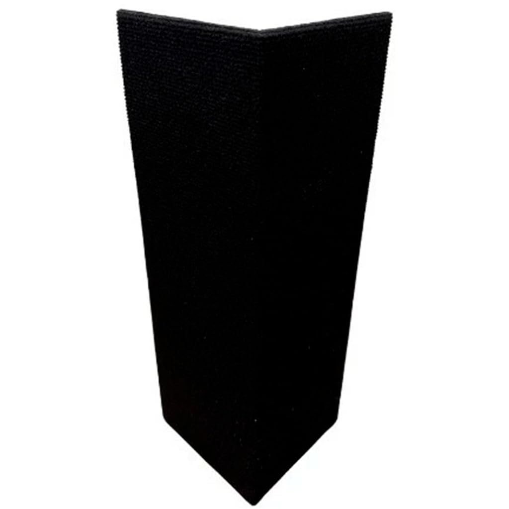 Arranhador De Canto Para Gatos Protetor Canto Sofá Cama Box(PRETO,2 Unidades)