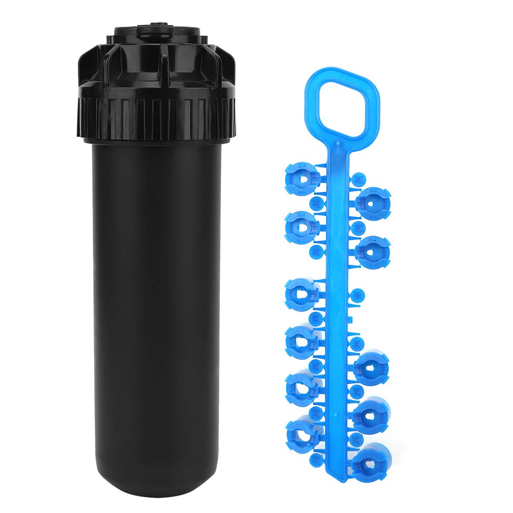 Aspersor ajustável de bico de arco variável OKJHFD, ferramenta de irrigação de jardim profissional, aspersor de pulverização de bico rotativo enterrado com rosca fêmea G3/4 pol.