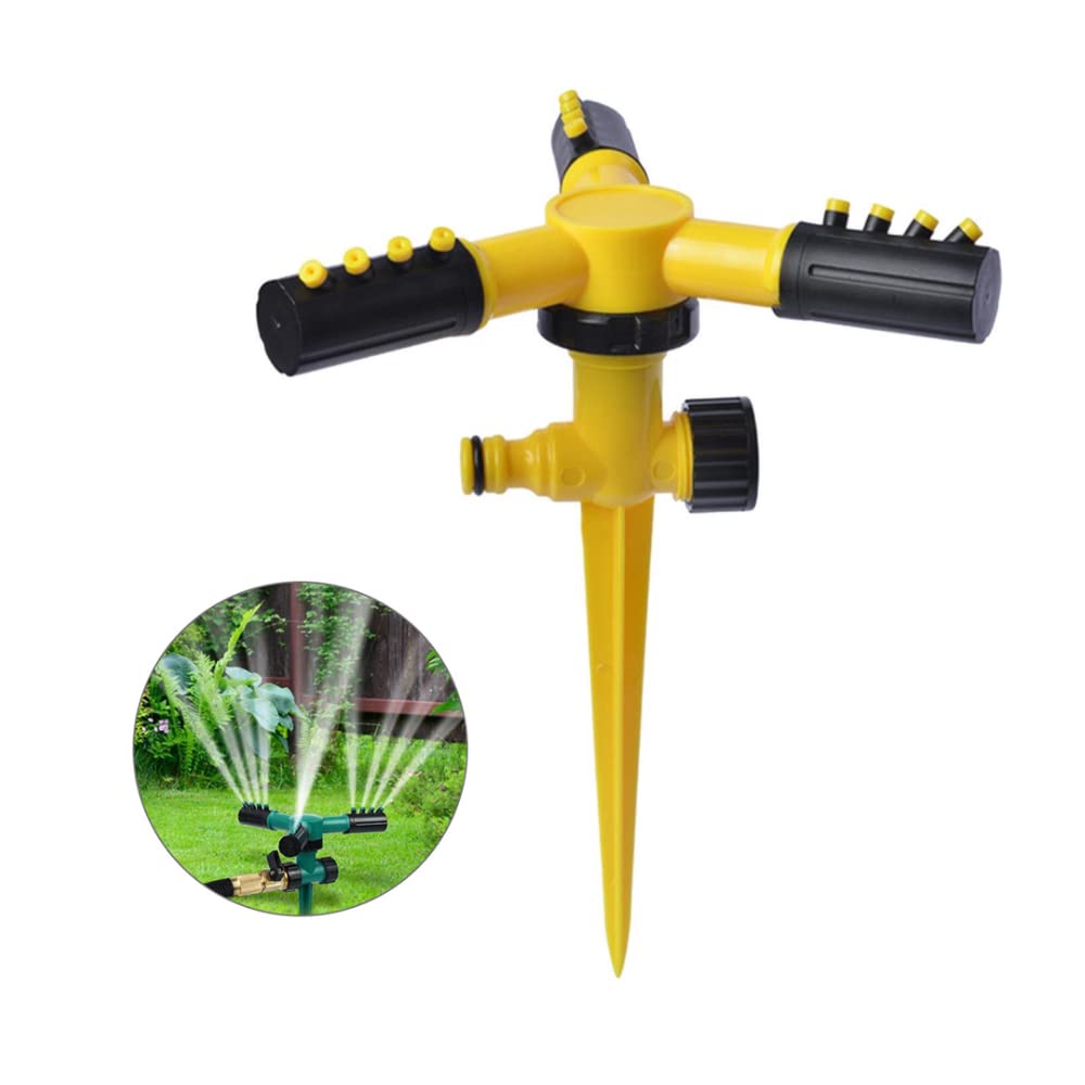 Irrigador De Jardim Giratório Aspersor 360° Para Gramados Jardins Espiga Hortas Plantação Irrigação Circular