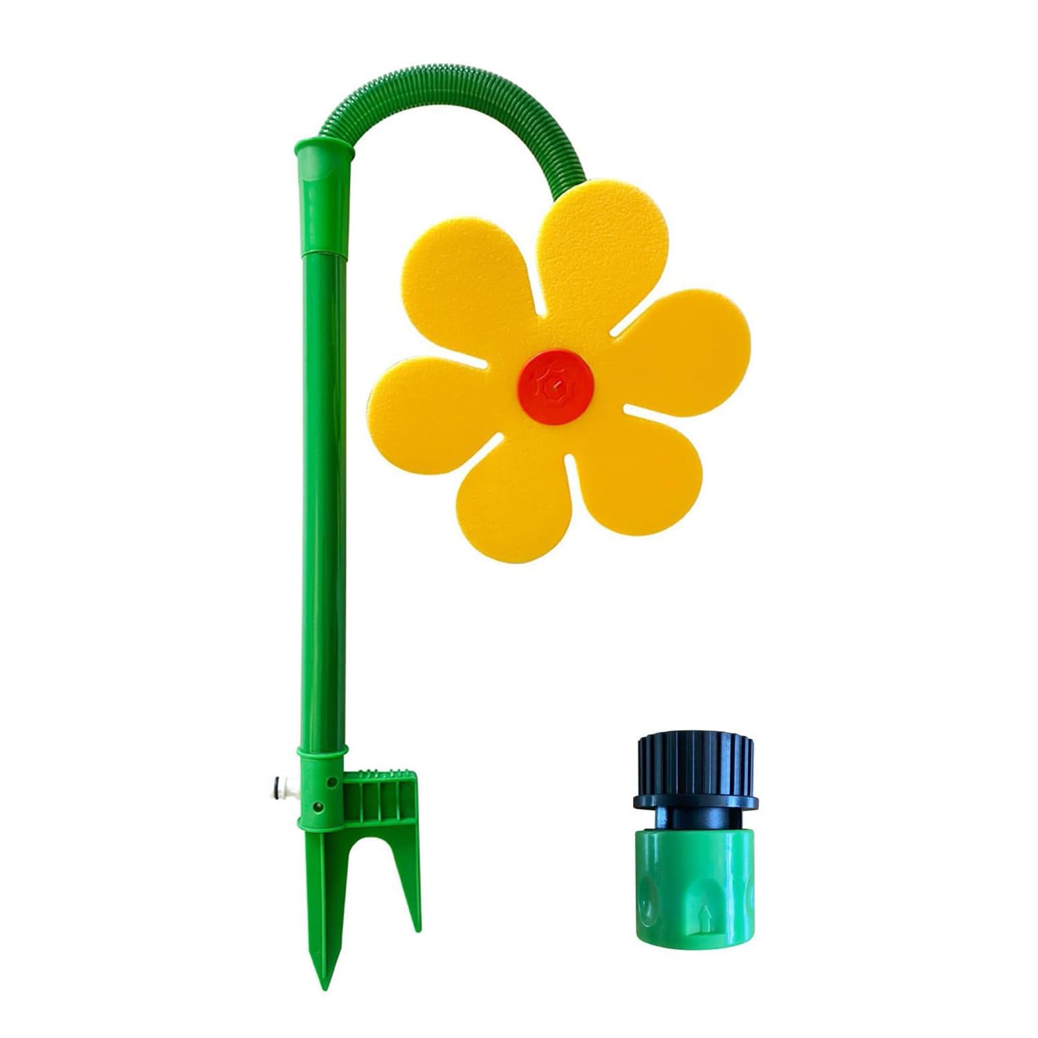 Aspersor Giratório Infantil Dançante 3 4 Polegada Plástico Durável - Sprinkler Divertido para Jardim com Adaptador Crianças Pets