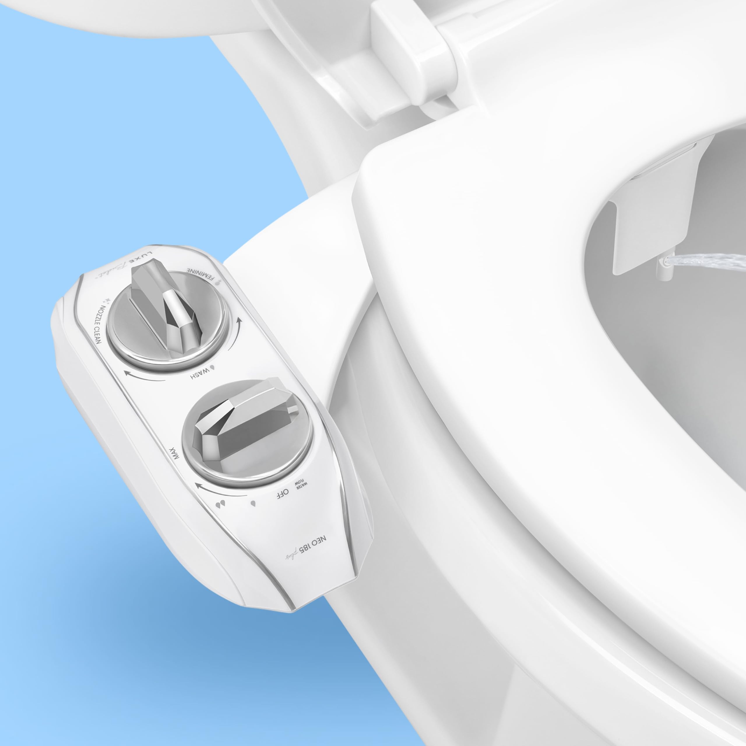Bidê LUXE NEO 185 Plus, acessório para assento sanitário, cromado