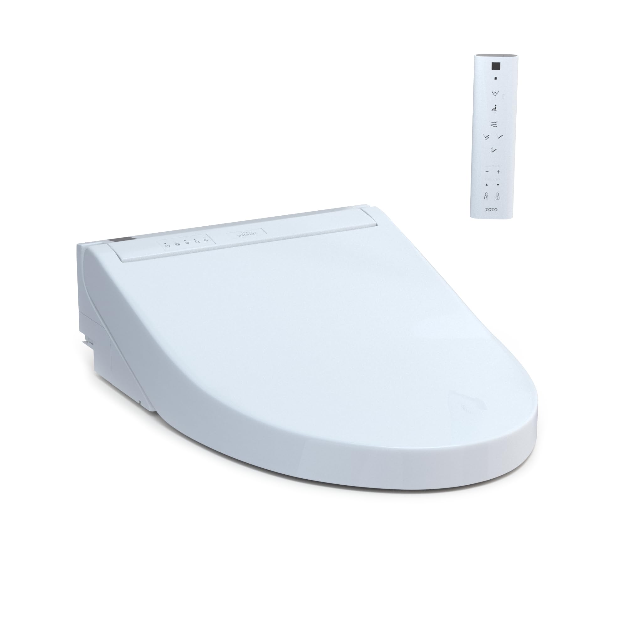 TOTO SW3084#01 WASHLET C5 Assento sanitário eletrônico para bidê com limpeza PREMIST e EWATER+, alongado, algodão branco