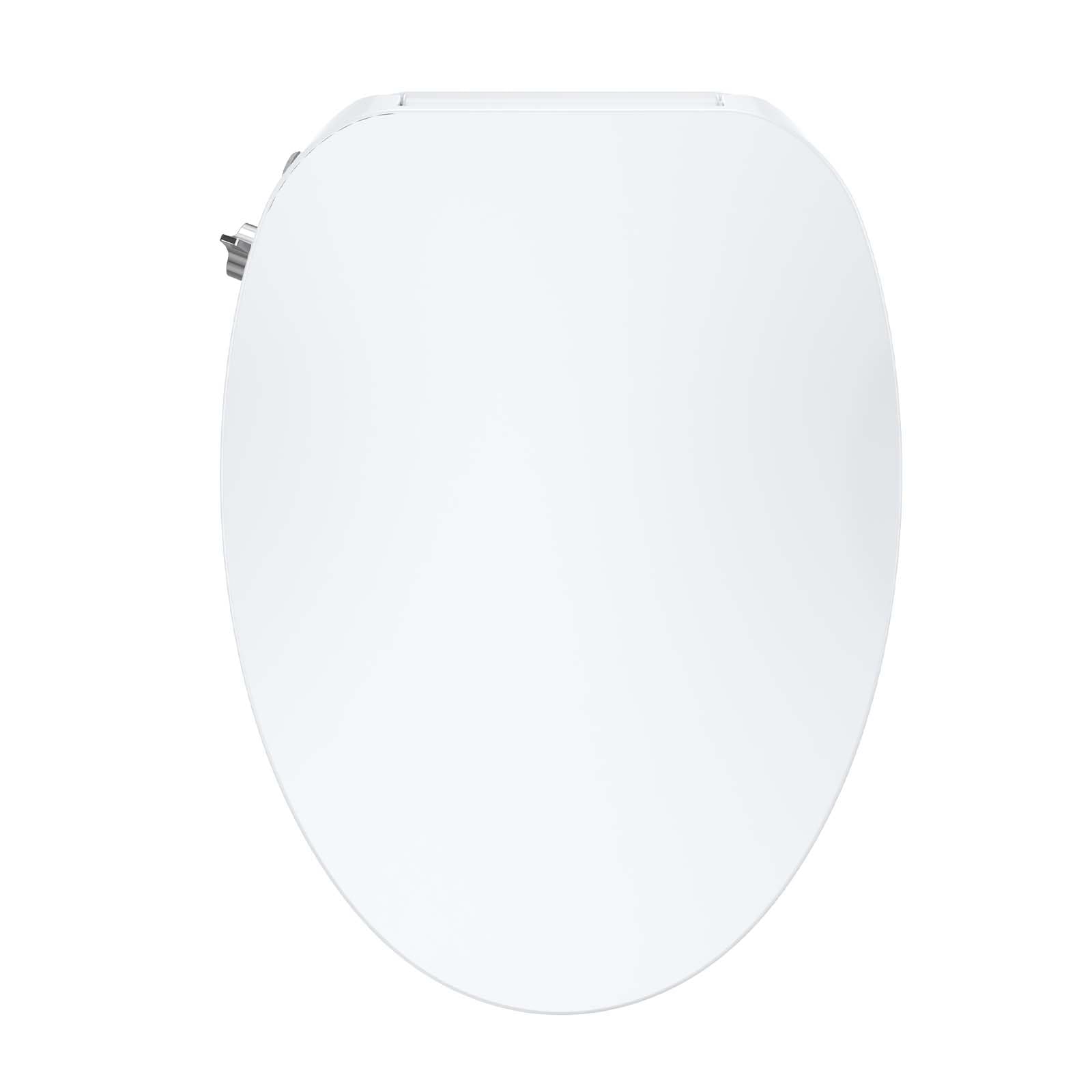 Assentos de vaso sanitário de bidê elétrico, assento aquecido com água morna e secador de ar, luz noturna, tampa de fechamento lento, controle remoto, bocais autolimpantes, fácil instalação
