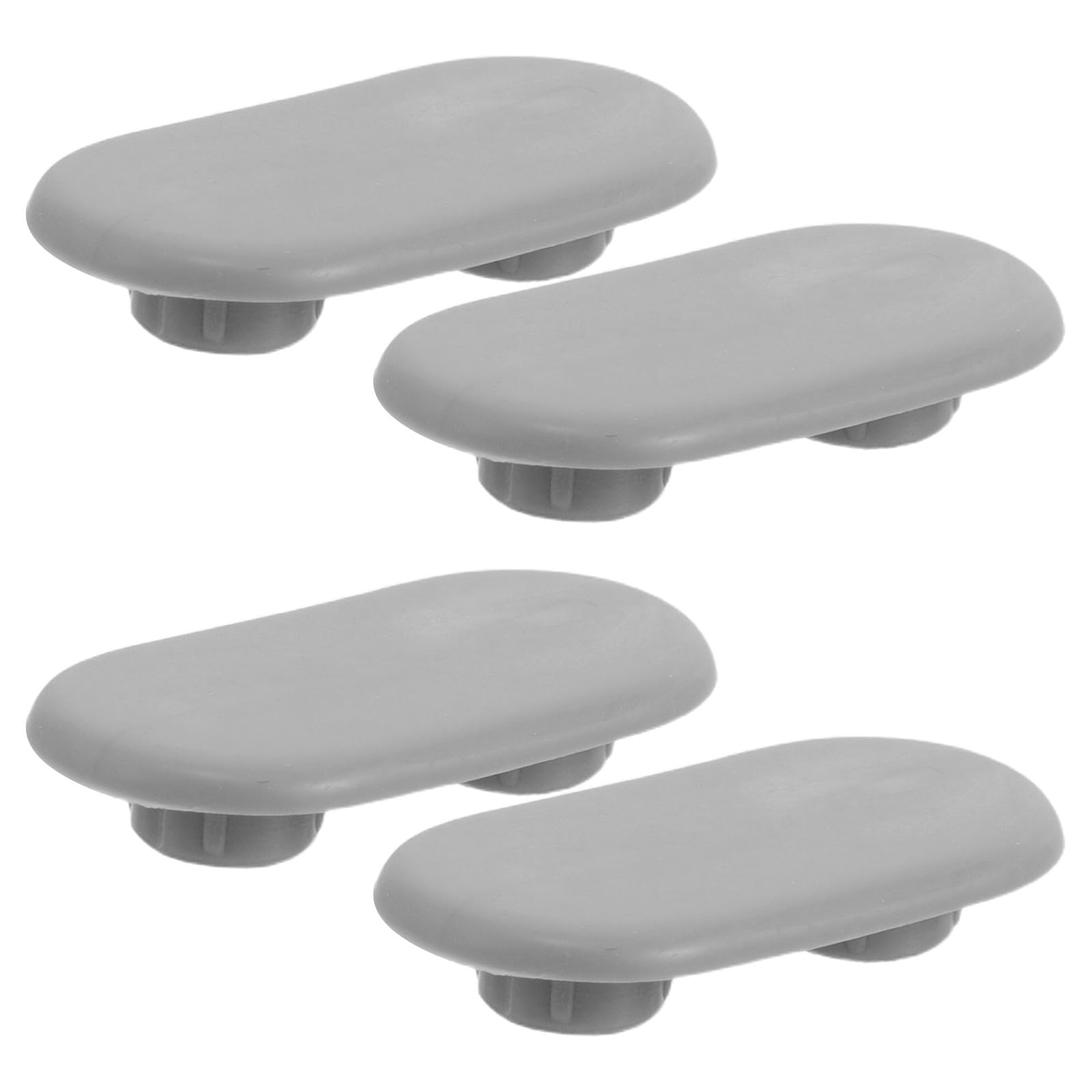 ULTECHNOVO 4 peças de amortecedores universais de assento de vaso sanitário para bidê, tampa de vaso sanitário, amortecedores de borracha, espaçadores de assento de forte adesão, amortecedor de bidê