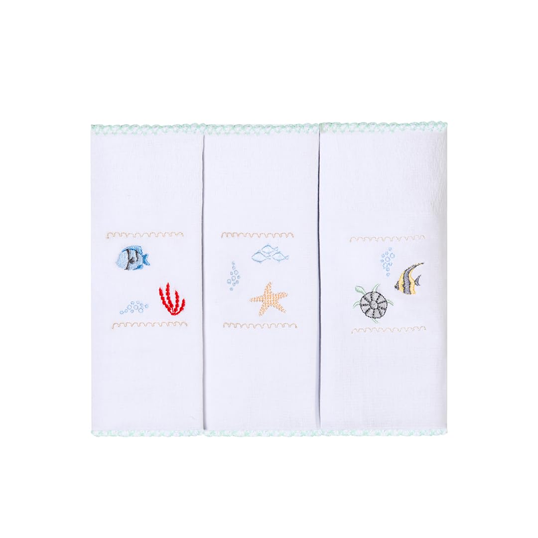 PAPI DESDE 1974 Papi Textil Babador Bordados Papi Impermeável 28Cm X 22Cm Contem 01 Un