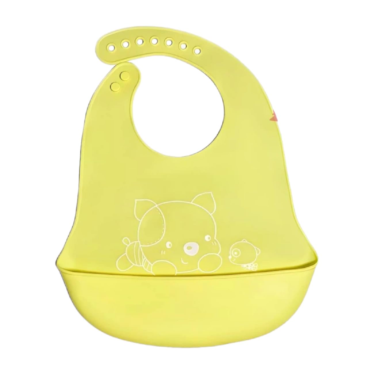 Babador D Bebê Em Silicone Impermeável Pega Migalha Infantil