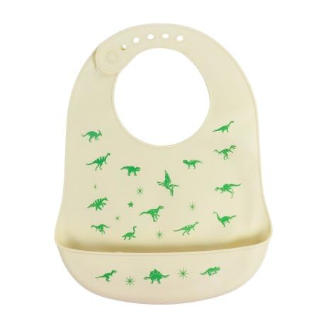 Babador De Silicone Lavável para Bebê- Pega Migalhas | Silicone macio, livre de BPA, bolso coletor, ajuste regulável, fácil de limpar, impermeável, leve e confortável